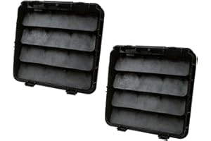 LXROAR01 2PCS Body Side Aperture Exhauster Vents Compatible with Jeep/Dodge Ram 1500 2500 3500 Cab, Rear Air Pressure Vent for 68323649AB