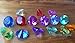 SunRise 240 + Pieces Multi-Colored Diamond Shape Acrylic Collectible Accessories for Event Party Decoration,Wedding, Arts & Crafts