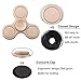 Uharbour ElitePro Fidgets Toy Spinner and Funny Anti Stress Hand Tri-Spinner,Luxury Gold ,Mute Bearing,Perfect for Autism and ADHD Kids.