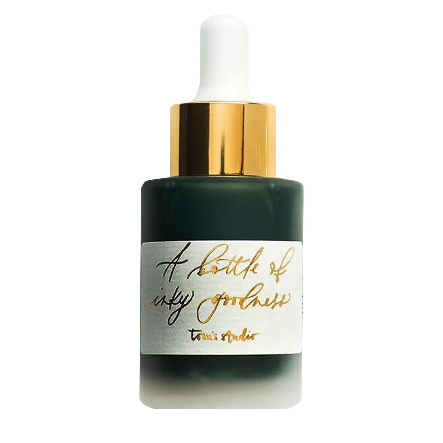 Tom’s Studio Calligraphy Ink | 30ml, Forest Green| Water-Resistant Ink for Dip Pens & Brushes, with Pipette