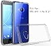 HTC U11 life Case,Yiakeng Dual Layer shockproof wallet Armor Soft glitter silicone Crystal Phone cases full cover for HTC U11 life (Clear)