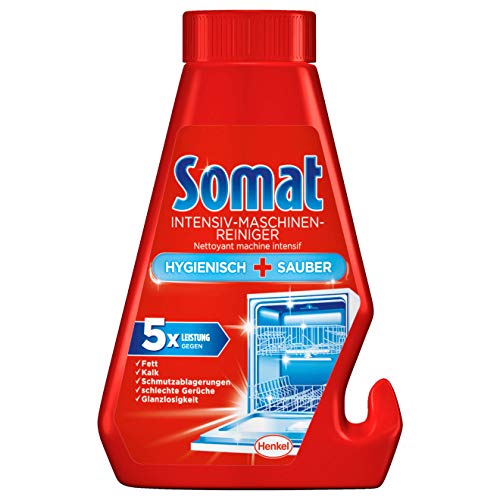 Somat Intensive Dishwasher Machine Cleaner and Descaler - Fights Stubborn Fat, Grease, and Limescale - 250 ML