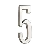 HASWARE 4 Inch Self Adhesive House Number, Modern