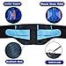T TIMTAKBO Lower Back Brace Lumbar Support for Lower Back Pain Relief,Women Men Adjustable Flexible Waist Trainer Belt,Sport Girdle for Gym,Lifting,Workout(Black/Blue, L/XL)