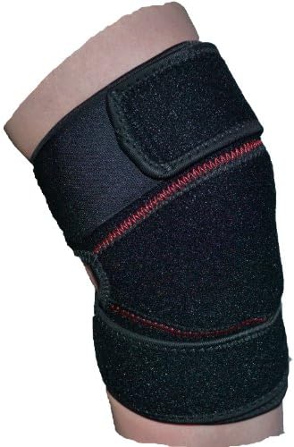 Magnetic neoprene knee support brace strap for knee pain relief or knee arthritis with self heating pad