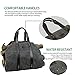 Log Carrier|Waxed Canvas Log Holder|Firewood Carrier Tote Bag|Fireplace Wood Stove Accessories-Grey