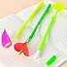 GreaQi(TM) Creative stationery Roller ball pen, tip pens, Fashion Colors, 10 packs (Silicone Flowers)