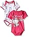 Hello Kitty Baby Girls' 2 Pack Bodysuits, Fuchsia Purple, 12 Months