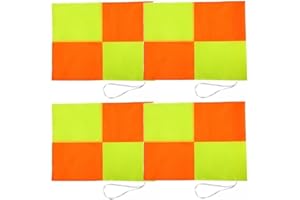 Football Field Corner Flags 4pcs Linesman Flag Soccer Corner Flags Referee Flags Training Corner Flags for Sports Match Socce