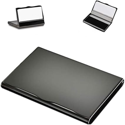 Amazon Co Jp Bajoy 名刺入れ ステンレス製 卓上名刺スタンド カードケース 両用名刺ケース メンズ レディース兼用 折れない 文房具 オフィス用品