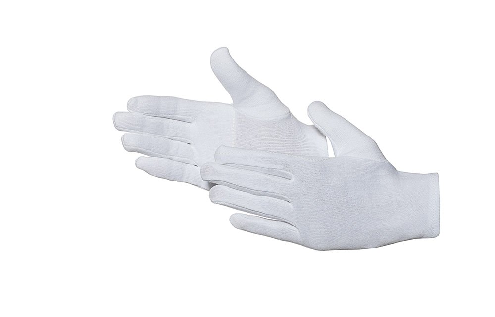 JAH Lightweight Cotton Gloves – fine Tactile Feel for Quality Control, Assembly & Packaging