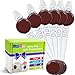 Combination Child Safety Locks, Designed for Smart Kids, Adjustable Latches to Baby Proofing Cabinets, Drawers, Fridge, Oven, Toilet - Child proofing Set | 6 Pack (Brown)