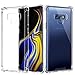 MoKo Case Compatible with Samsung Galaxy Note 9, Crystal Clear Shockproof Case Reinforced Corners TPU Bumper + Anti-scratch Rugged Transparent Panel Cover Fit Galaxy Note 9 (2018) 6.4
