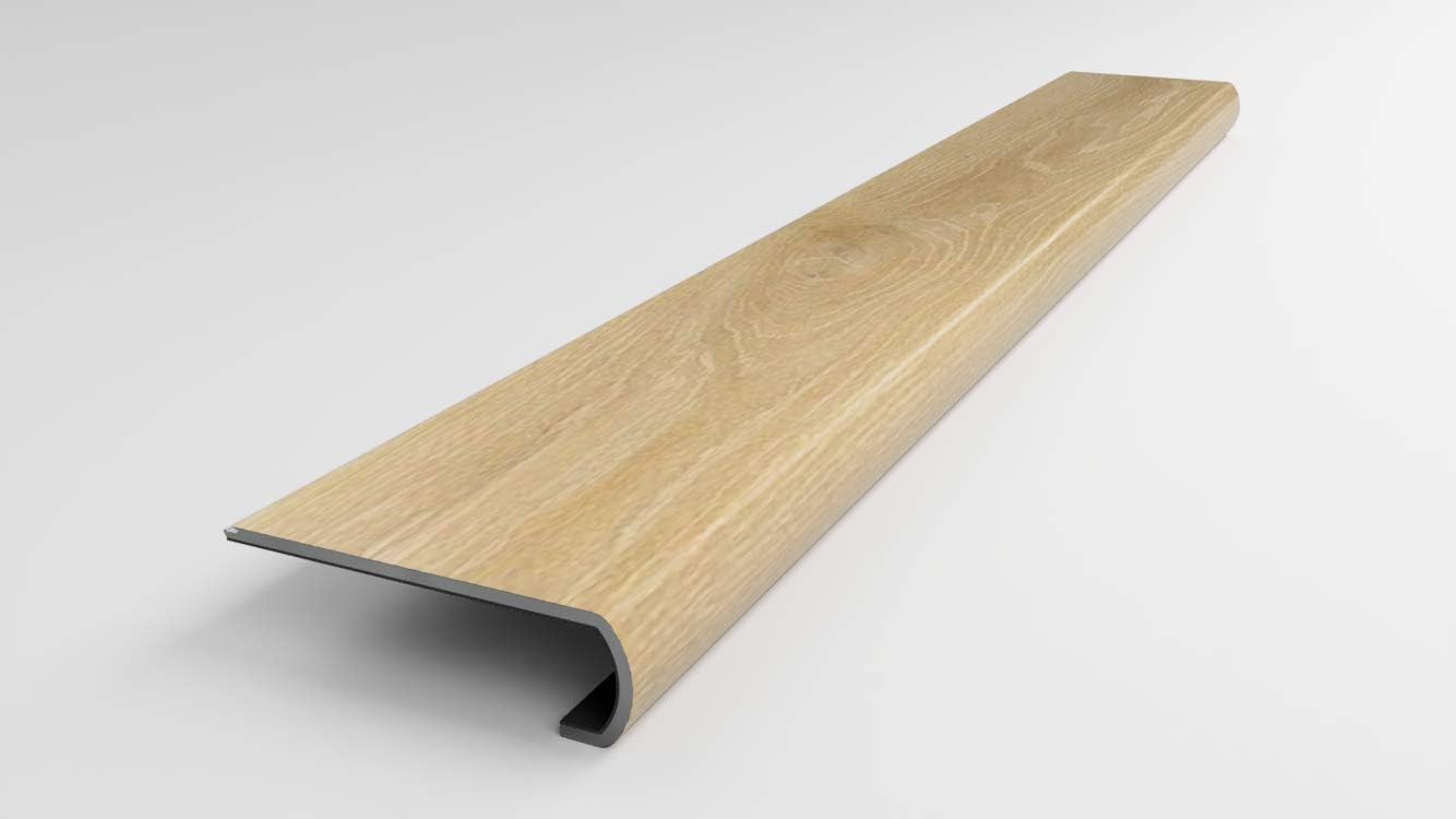 Dusk Cherry Vinyl Flooring Stair Tread Nosing 1.5 inch (2, 42 Inch