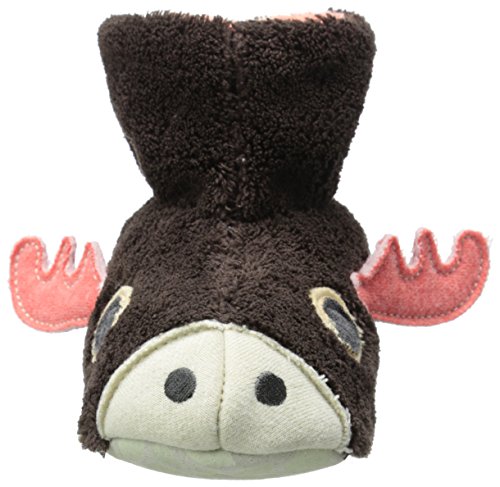 Acorn Easy Critter Kids Bootie Slipper,Moose,Toddler Small 0-6 Months