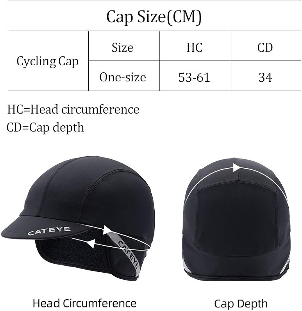 cycling cap with ear flaps