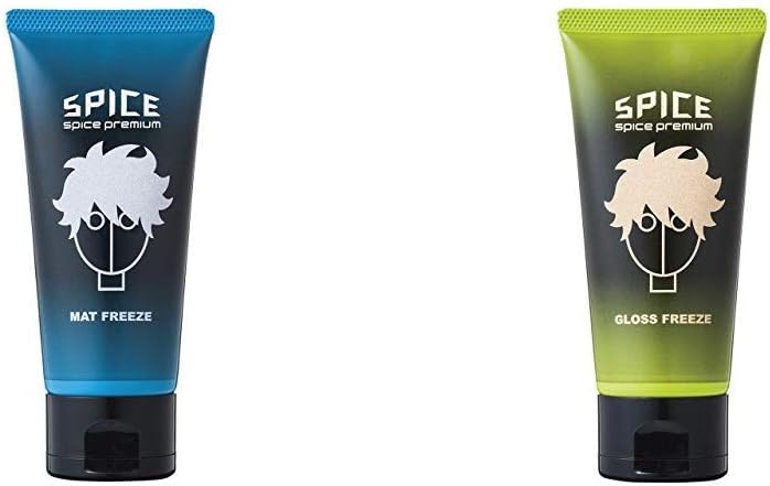 Amazon セット買い スパイスプレミアム マットフリーズ ワックス 70g グロスフリーズ ワックス 70g スパイスプレミアム Spice Premium ヘアワックス ポマード 通販