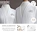 Luxor Linens Couple Items - Plush 100% Cotton Super Soft Waffle Robes - Darling Collection (2-Pcs Waffle Robes - His and Hers)