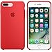Apple Silicone Case for iPhone 7 Plus - Red