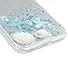 iPhone 7, iPhone 8 Case, Beach Starfish Shower Seashell Transparent Clear Soft Flexible Gel Silicone TPU Bumper Slim Fit Shockproof Protective Cover for iPhone 7, iPhone 8, Blue