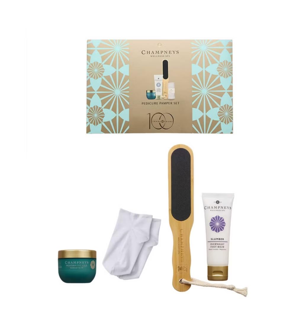 Champneys Tip Toe Treats Exfoliant Scrub for Feet, Exfoliating, 3 Count, Unscented