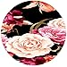 iPhone Xs MAX Case,IN4U Hard Back Flower Design Raised Edge Transparent Anti-Shock TPU Bumper Cover for iPhone Xs MAX 6.5 INCH Case (Peony Floral)