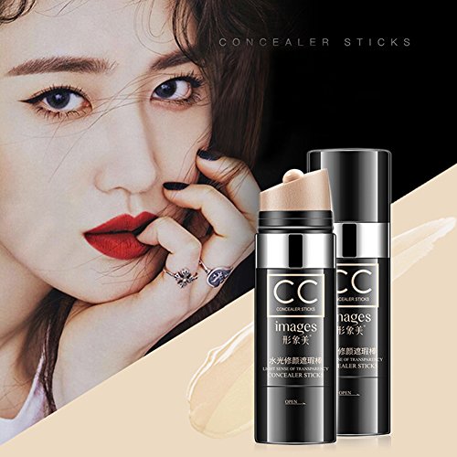 Yiwa CC Cream Face Concealer Powder Foundation Face Care Moisturizing Natural Cover Up Waterproof Whitening Face Concealer Stick