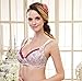 CAKYE Women's Wirefree Maternity Nursing Bra Floral Sleep Breastfeeding Bra (34B, Green + Purple (2 Pcs))