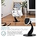 Naztech MagBuddy Magnetic Desktop Cell Phone Mount. Easy Access To Apps, Messages, Photos, Use At Workplace, Home, Compatible for iPhone X /8/8 Plus, Samsung S9/S9+/ Note 8, Smartphones & More (Black)