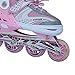 Adjustable Inline Skates for Kids with Illuminating Front Wheels Durable Comfortable Roller Blades Outdoors Pink Small 12J-2 Sizes 885