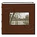 Pioneer Embossed Floral Frame Leatherette Cover Photo Album, Brown (4
