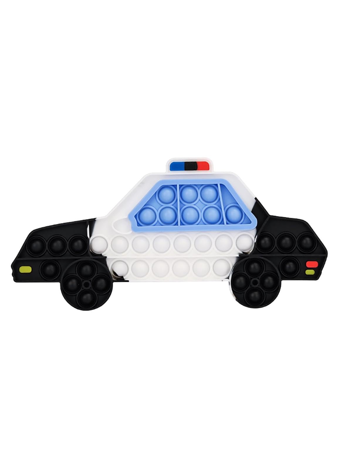 Ranzah Pop Fidget Toy Push Pop Bubble Sensory Toy For Kids And Adults Travel Poppet Toy Squishy Toy For Gifts & Parties ADHD Stress & Anxiety Relief Toy Squeeze Toddler Toy (Police Car)