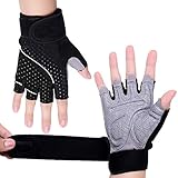 Weight Lifting Gloves, Super Breathable Full Palm Protection & Extra Grip, Gym Workout Gloves for Pull Ups, Cross Training, Fitness, WODs & Cycling Women(M)