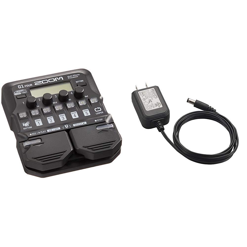 【セット買い】ZOOM ズーム マルチエフェクター マルチエフェクツプロセッサー G1 FOUR + ズーム ACアダプター DC9V出力 AD-16商品画像
