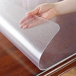 OstepDecor Frosted Table Cover Protector, 2mm Thick