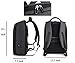17.3 inch laptop backpack, Anti Theft Business Travel Laptop Backpack for Men and Women with USB Charging Port, Water Resistant Durable College High School Backpack Fits 15.6 inch Computer, Blue.