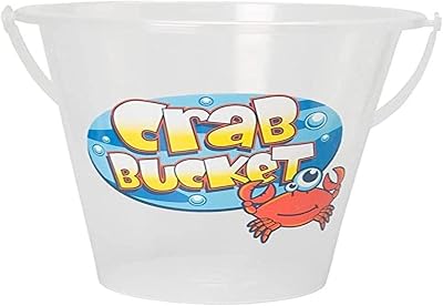 Yello Large Clear Crabbing Bucket Beach Bucket for Crabs and Small Wildlife