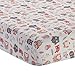 Lambs & Ivy Family Tree Coral/Gray/Gold Owl 4 Piece Crib Bedding Set