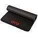 OYO Fitness Performance Exercise Mat/Yoga Mat (PVC, Reversible, Two-Tone Grey/Black, Non-Slip, 6mm / 1/4 Inch Thick)
