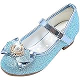 Scarpe Mary Jane Glitter Oro Per Bambine - Tacco Alto Da Principessa Per Feste E Cerimonie - Foto 9