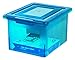 Staples Letter/Legal File Box, Translucent Blue