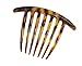 Caravan Contemporary Seven (7) Tooth French Twist Comb In Tokyo Color