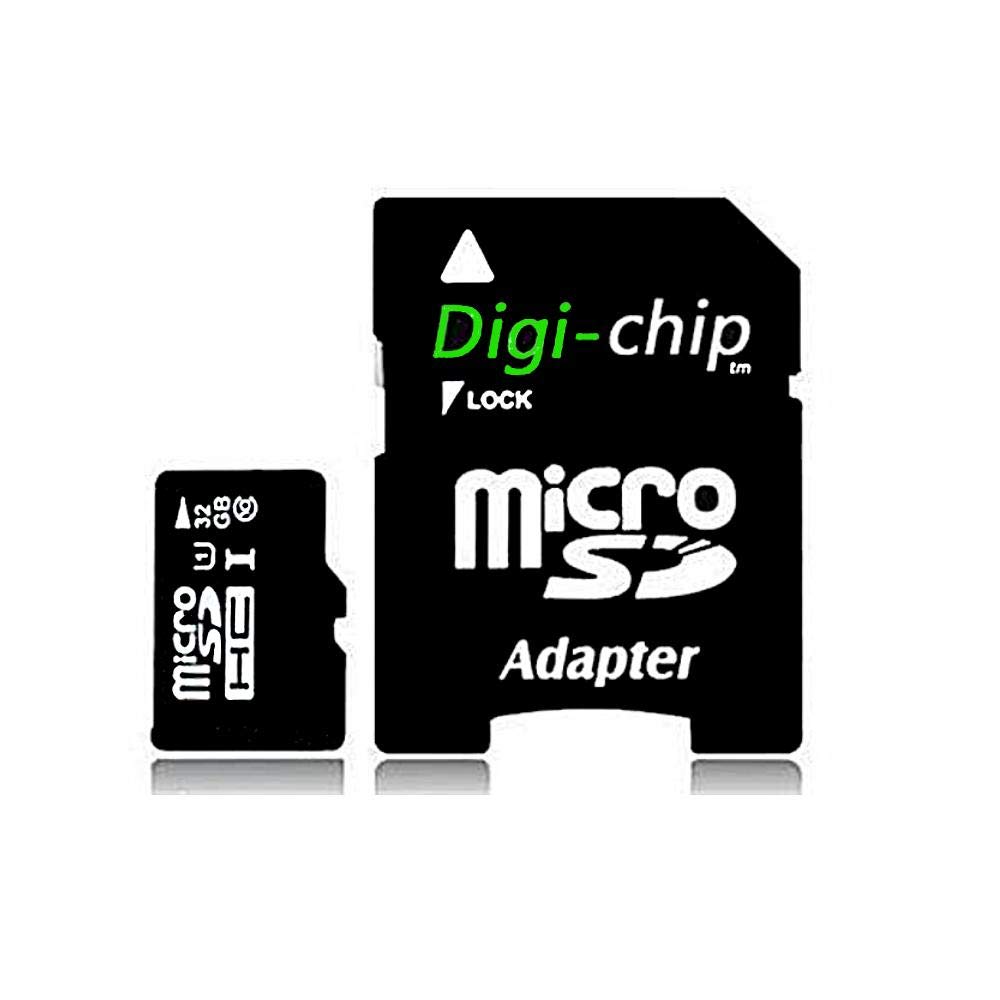 Digi Chip 32GB Micro-SD Class 10 Memory Card for Wifi Security & IP Cameras