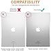 DTTO for iPad Mini 5th Generation Case and iPad Mini 4 Case, Ultra Slim Lightweight Trifold Smart Shell with Soft TPU Back Cover, Auto Sleep/Wake, Space Grey