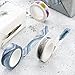 MAGJUCHE washi Tape Set, Decorative DIY Adhesive Paper Masking Tapes, writable, Sticky, Feathers and Clouds Design, 3 Rolls