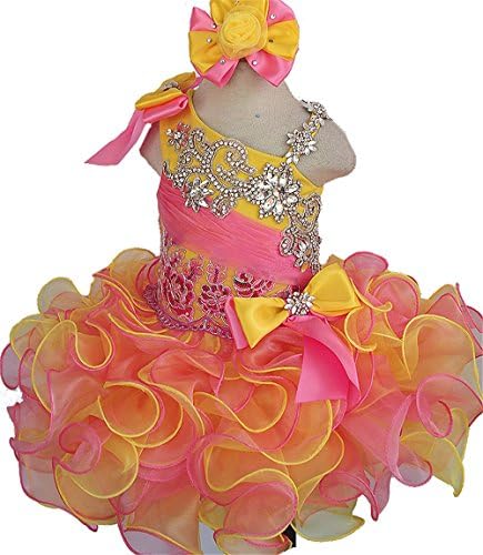 Jenniferwu Infant toddler baby newborn little Girl's Pageant party birthday Dress 3months to size7 G279-1
