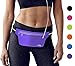fitter's niche Ultra Slim Fanny Waist Pack Running Belt, Water Resistant Lightweight Bounce Free Fitness Workout Exercise Pouch Bag for iPhone Xs 8 Samsung Note in Biking Walking Hiking Gym Sports