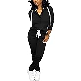Mrskoala Two Piece Outfits for Women Tracksuit Sweat Suits Workout Jogging Sets Loungewear with Pocket
