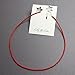 Kathy Bankston Handmade Red Choker Necklace, Thin 1.5mm, Adjustable 14-15.5 Inches