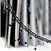 JQUEEN Lolita Black Braided Fabric Lace Choker Collar Beads Tassel Chain Necklace